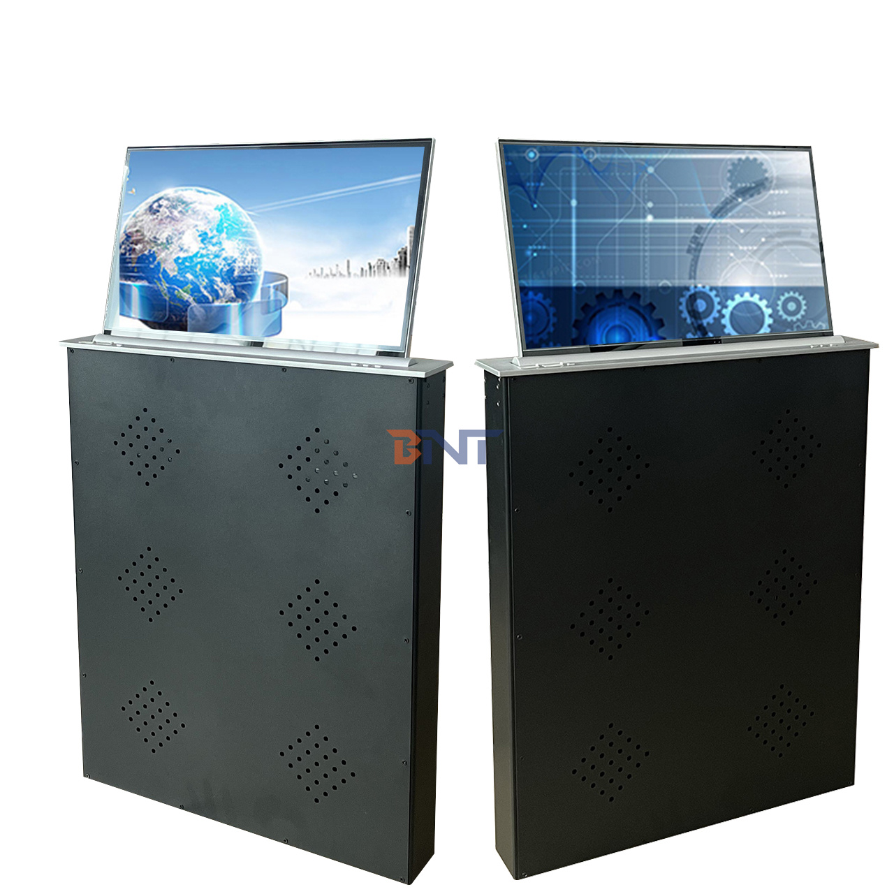 OEM/ODM New Arrival 15.6 inch Motorized Monitor Lift 6mm Ultra narrow screen frame Lcd Lift for Paperless conference system