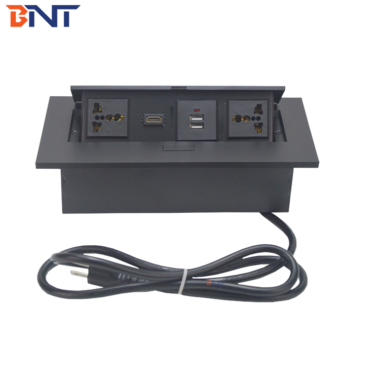 OEM/ODM Office Electrical Upgrade GFCI BNT Office Conference Table Socket With Multifunctional Ports