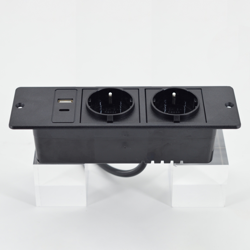 OEM/ODM Conference Table Mount outlet BNT Popup Socket with USB A+C Ports