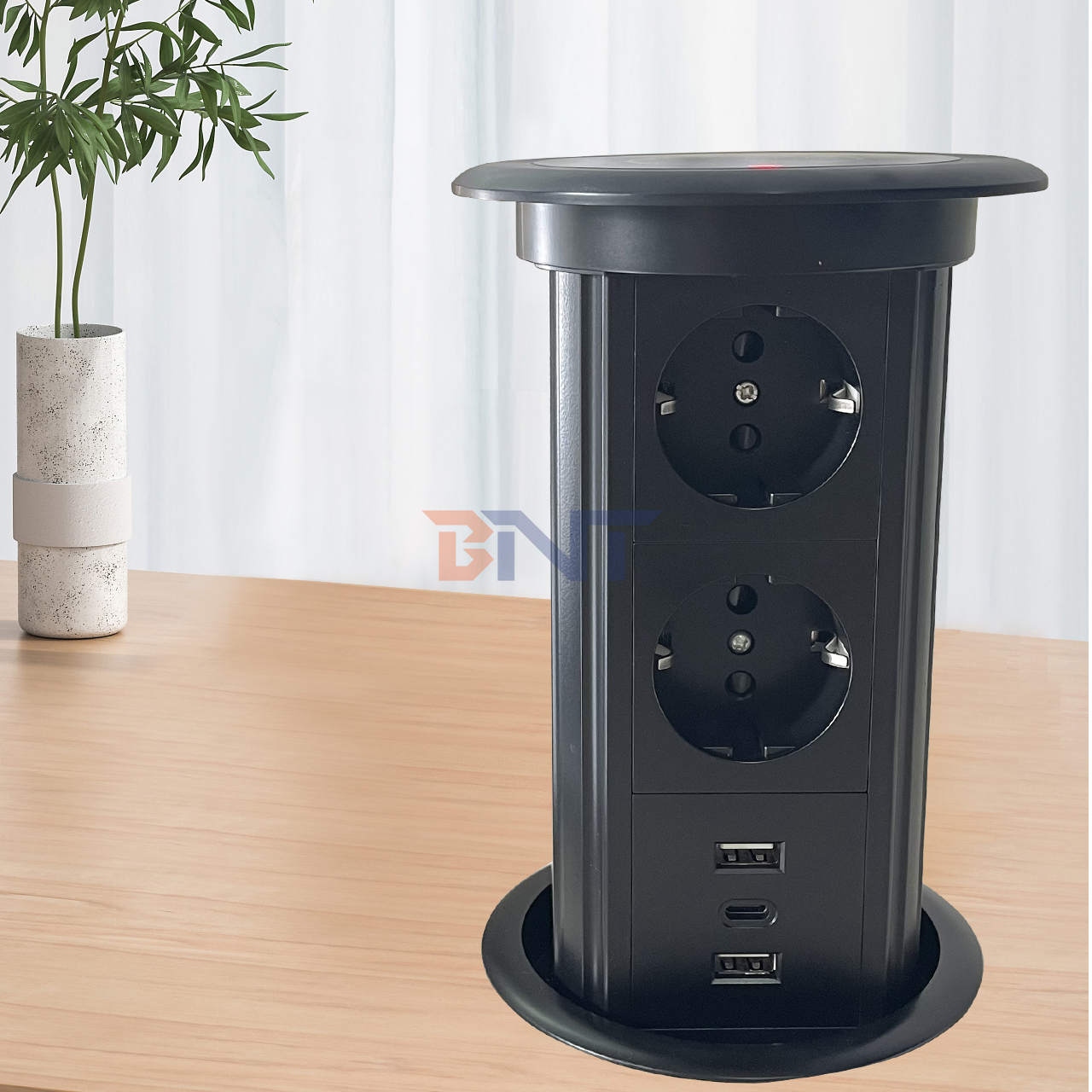 Advanced Power Socket with USB Charging Ports for Work Desks