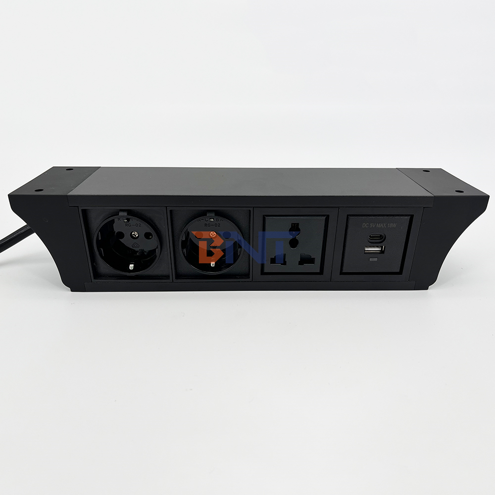 Advanced Electric Pop-Up Power Socket Box for Efficient Office Connectivity