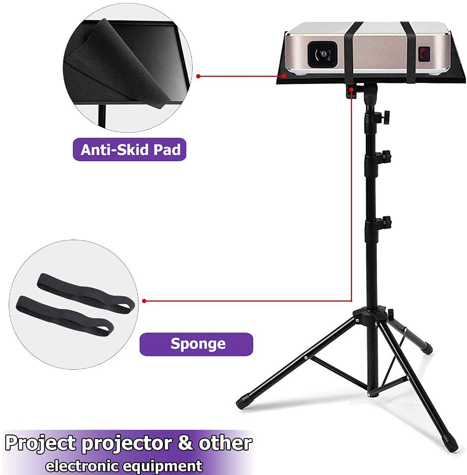 OEM/ODM projector screen or laptop  tripod stand aluminum selfie monopod aluminum rescue tripod stand